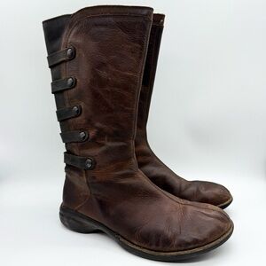 Merrell Captiva Launch 2 Waterproof Outdoor Mid Calf Leather Boot Brown Size 9